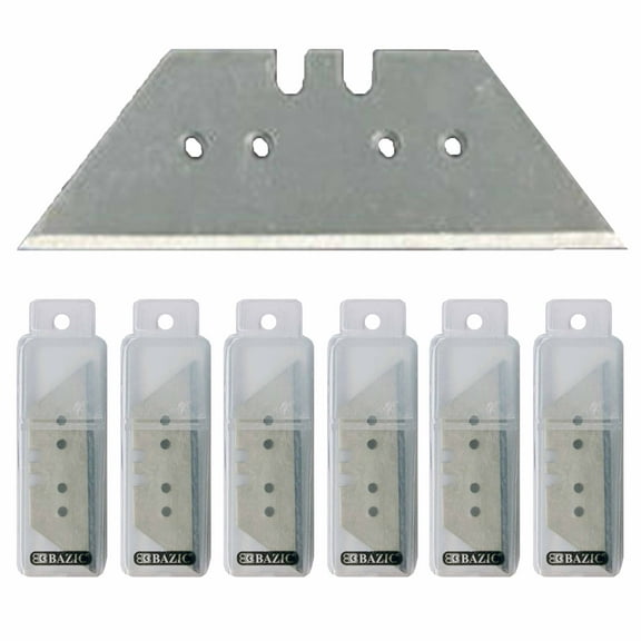 48 Utility Knife Blades Standard Replacement Razor Retractable Box Cutter Refill