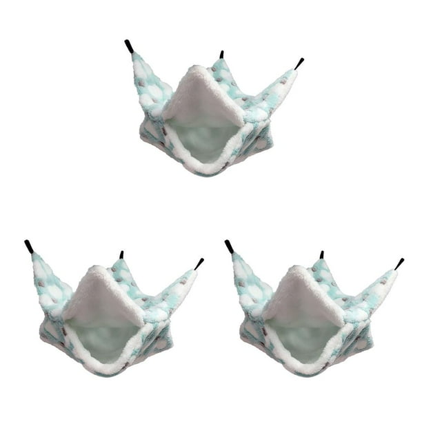 Methold Hamaca para ratas Hecha a mano Calidez Diseño especial Cama colgante pragmática Fleeced Práctico para la instalación Suministros Type1 NO1