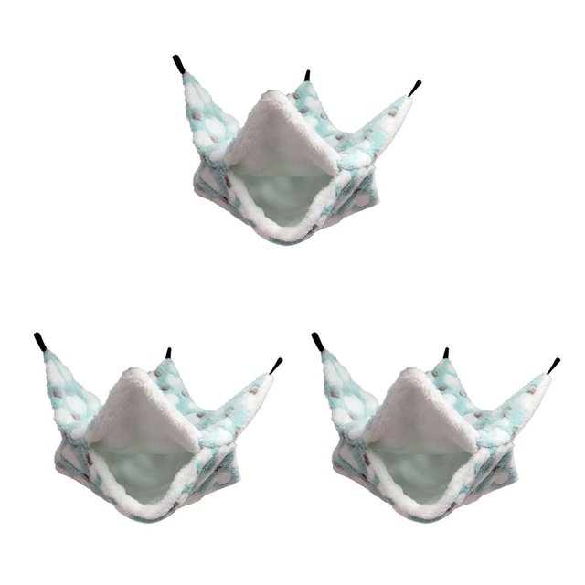 Methold Hamaca para ratas Hecha a mano Calidez Diseño especial Cama colgante pragmática Fleeced Práctico para la instalación Suministros Type1 NO1