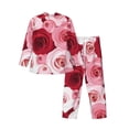 thumbnail image 2 of Bingfone Men'S Pajama Set 2 Piece Loungewear Pjs, Long Sleeve With Pajama Pants-Rose, 2 of 9