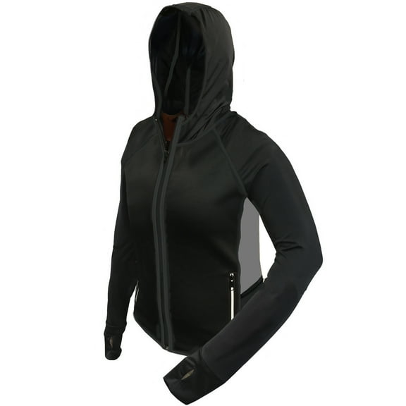 SaunaFX Slimming Neoprene Sauna Hooded Jacket, Men's, Large