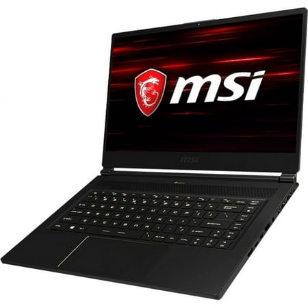 MSI 15.6" Full HD Gaming Laptop, Intel Core i7 i7-8750H, NVIDIA GeForce RTX 2060 6 GB, 512GB SSD, Windows 10 Home, GS65 Stealth-006
