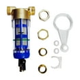 thumbnail image 6 of 1/2" Whole House Water Pre-Filter System Reusable Spin Down Sediment Filter,Stainless Steel, Brass, 6 of 14