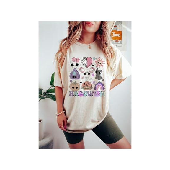 Groovy Halloween Shirt – Fun Retro Pumpkin Tee with Spooky Season Vibes and Vintage Halloween Style