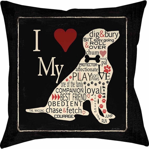 IDG Love My Dog Pillow