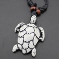 thumbnail image 4 of 3D Sea Turtle Faux Bone Necklace - Surfing-Inspired Jewelry for Men Women, Hawaiian Style Accessory, 4 of 6