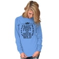 thumbnail image 3 of Barefoot Blue Jean Princess Country Women's Long Sleeve T Shirt Brisco Brands S, 3 of 6