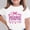 White, variant on ITSAME Girls T-Shirt, Round Neck Mother's Day Print Short Sleeve Festival Casual Comfortable Tops for Kids Yellow Size 12-13T