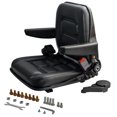 thumbnail image 2 of GELUOXI Universal Folding Seat Tractor Forklift w/ 180° Adjustable Backrest Angle Black, 2 of 9