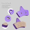 thumbnail image 4 of Front+Rear Carbon Brake Pads for Arctic-Cat 500 4x4 1998-2002 1999 2000, 4 of 5