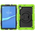 thumbnail image 7 of Dteck for Lenovo Tab M10 FHD Plus Case 10.3" with Built in Screen Protector, Heavy Duty Shockproof Child Proof Rugged Case with Rotating Handle Stand,Green, 7 of 7
