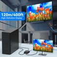 thumbnail image 4 of 400Ft HDMI Extender Over Ethernet Cat5 or 6 Adapter Balun 120m with Loop Output and Automatic EDID Functions Support 1080P60Hz 3D Full HD Transmitter and Receiver, 4 of 7