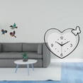 thumbnail image 2 of Reloj de pared de pájaro colgante de madera con diseño de pájaro, reloj de pared de acrílico, letrero decorativo elaborado con madera y acrílico, adec, 2 of 8