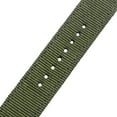 thumbnail image 3 of Shisuyan 18mm Watch Strap Webbing Durable 2-Joint Nylon Watch Band Wristband for Watch Replacement (Army Green), 3 of 8