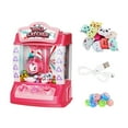 thumbnail image 3 of Máquina dispensadora de dulces con garra Hugo Mini máquina expendedora para niños pequeños Rosa 10 muñecas, 3 of 9