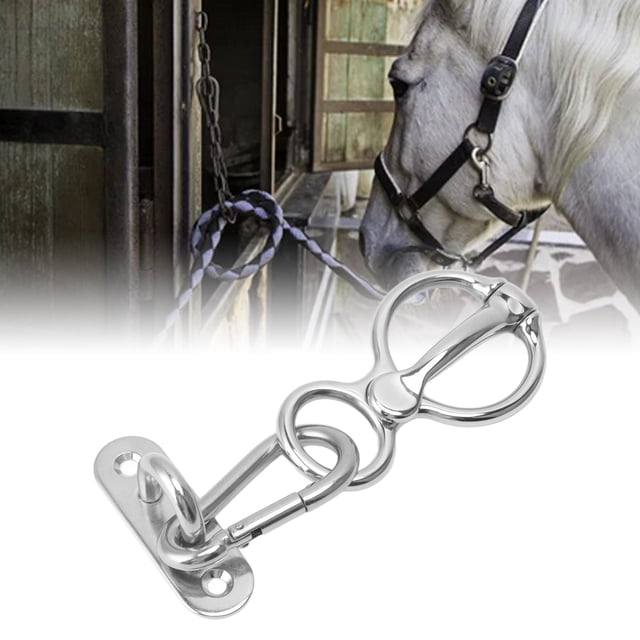 Pieza De Anillo De Amarre Para Caballos, Fácil De Usar, Fácil De Instalar, Accesorio Para Caballos, Anillo De Seguridad Para Caballos, Reutilizable, Flexible Y Conveniente Para