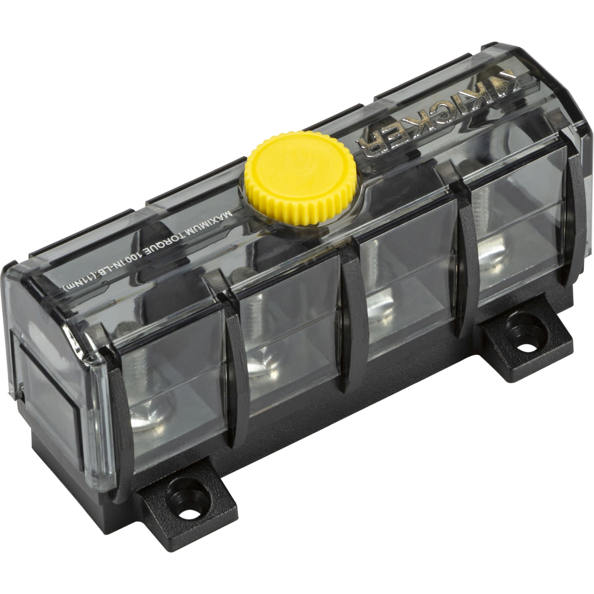 Kicker 47KMFDB3 ABYC Compliant Fuse Holder Distribution Block & 47KMDB3 Ground Distribution Block Bundle