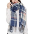 thumbnail image 1 of Wander Agio Women's Fashion Long Shawl Big Grid Winter Warm Lattice Large Scarf, 1 of 3