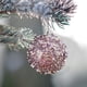thumbnail image 3 of Adornos para árbol de Navidad de 8 cm - Decoraciones colgantes de espuma de lentejuelas, decoración navideña brillante para árbol festivo, 3 of 6