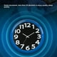 thumbnail image 4 of Reloj de pared 3D Inteprter 12 pulgadas silencioso Negro 30*30*4.2 cm, 4 of 6