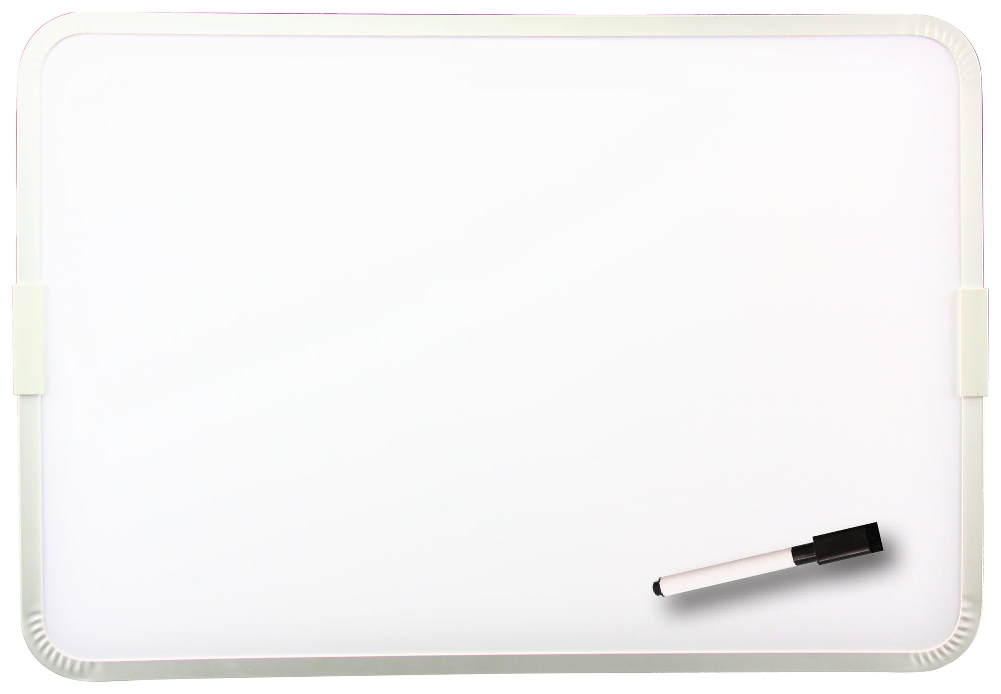 Flipside 2-Sided Magnetic Dry Erase Board with Marker, 12 x 17-1/2 Inches, White