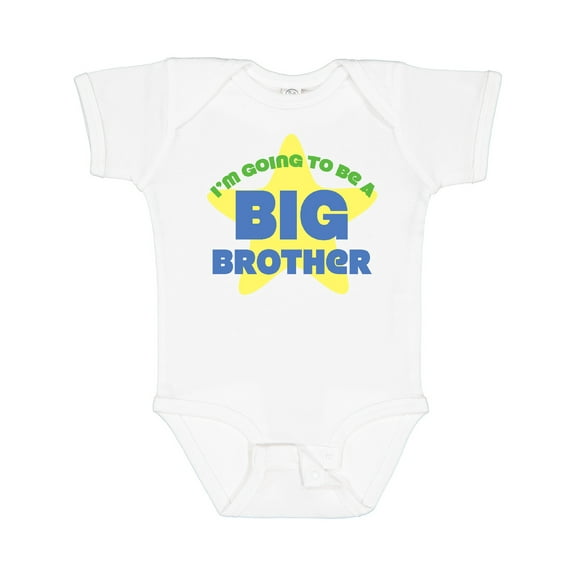 Inktastic I'm Going to Be a Big Brother Boys Baby Bodysuit