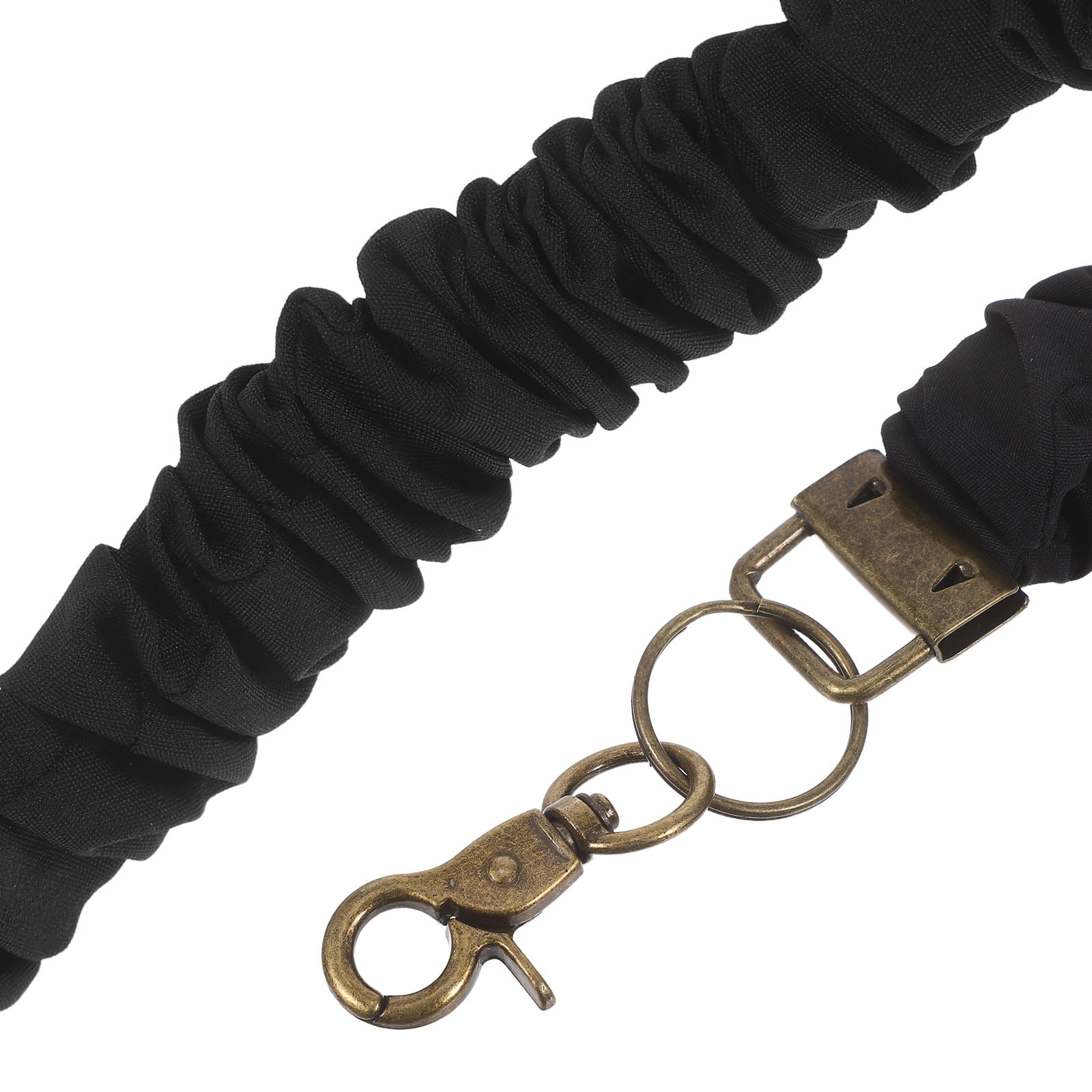 OUNONA 2-Pack Adjustable Badge Necklaces with Elastic Polyester Lanyard Straps for Holders and Stylus Use