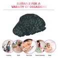 thumbnail image 6 of KLL Chemical Pattern Shower Cap & Bath Cap for Women,Reversible Oversized Waterproof Shower Caps for all Hair Lengths,Elastic Reusable Bathing Hair Cap, 6 of 6