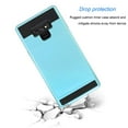 thumbnail image 5 of Galaxy Note 9 2018 case, Mignova rugged double-layer protection card holder shockproof and drop-proof protection hard shell mixed rubber armor for Samsung Galaxy note 9(Blue), 5 of 8