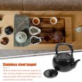 thumbnail image 3 of NUOLUX Elegant Stove Top Kettle in Black Stainless Steel for Tea Lovers 1Pcs, 3 of 8