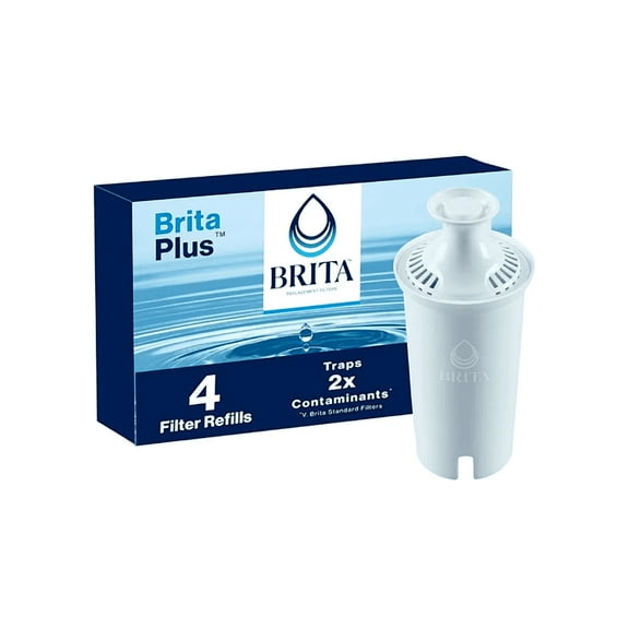 Brita Standard Water Filters for Pitchers and Dispensers - BPA-Free,Lasts Two Months or Gallons, Replaces 1,800 Plastic Water Bottles annually
