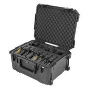SKB Multi Hand Gun Case, 8 Gun Capacity, Custom Foam Interior, Waterproof, Black