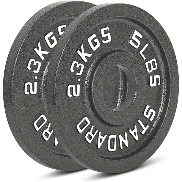 Cast Iron Olympic Weight Plates 2.5LB – 45LB, 2-inch Hole & Anti-Rust ...