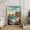 Rolled Canvas, variant on Cabo San Lucas Arch Travel Poster, Vintage Mexico Wall Art