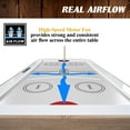 thumbnail image 5 of Camden 90 inch Air Hockey Table with LED Electronic Scorer, Arcade Sound Effects, UV Coated Surface and Pushers and Pucks by Barrington, 5 of 8
