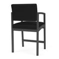 thumbnail image 5 of Lenox Steel Reception Waiting Room Healthcare Hip Chair / Charcoal Steel / Black, 5 of 5