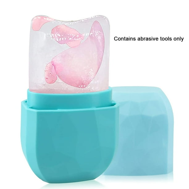 Rodillo de hielo para cara y ojos, masaje facial Gua Sha, rodillo de hielo de belleza facial, molde de hielo de silicona para rodillo de hielo de belleza facial MFZFUKR 222971-3