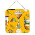 thumbnail image 1 of Drinks & Cocktails Gold Wall or Door Hanging Prints, 1 of 1