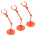 thumbnail image 1 of 10PCS Action Figure Stands, Wide Compatibility, Plastic  Translucent Display Bases Doll Model Support Display Holder Base for 6 Inch Dolls, 1 of 8
