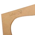 thumbnail image 1 of Avoiding Waste  Acrylic Wallet Corner Template, Long Service Life Easy to Operate Acrylic Wallet Template, Directly Cut Cutting Leather for Draw Lines, 1 of 7