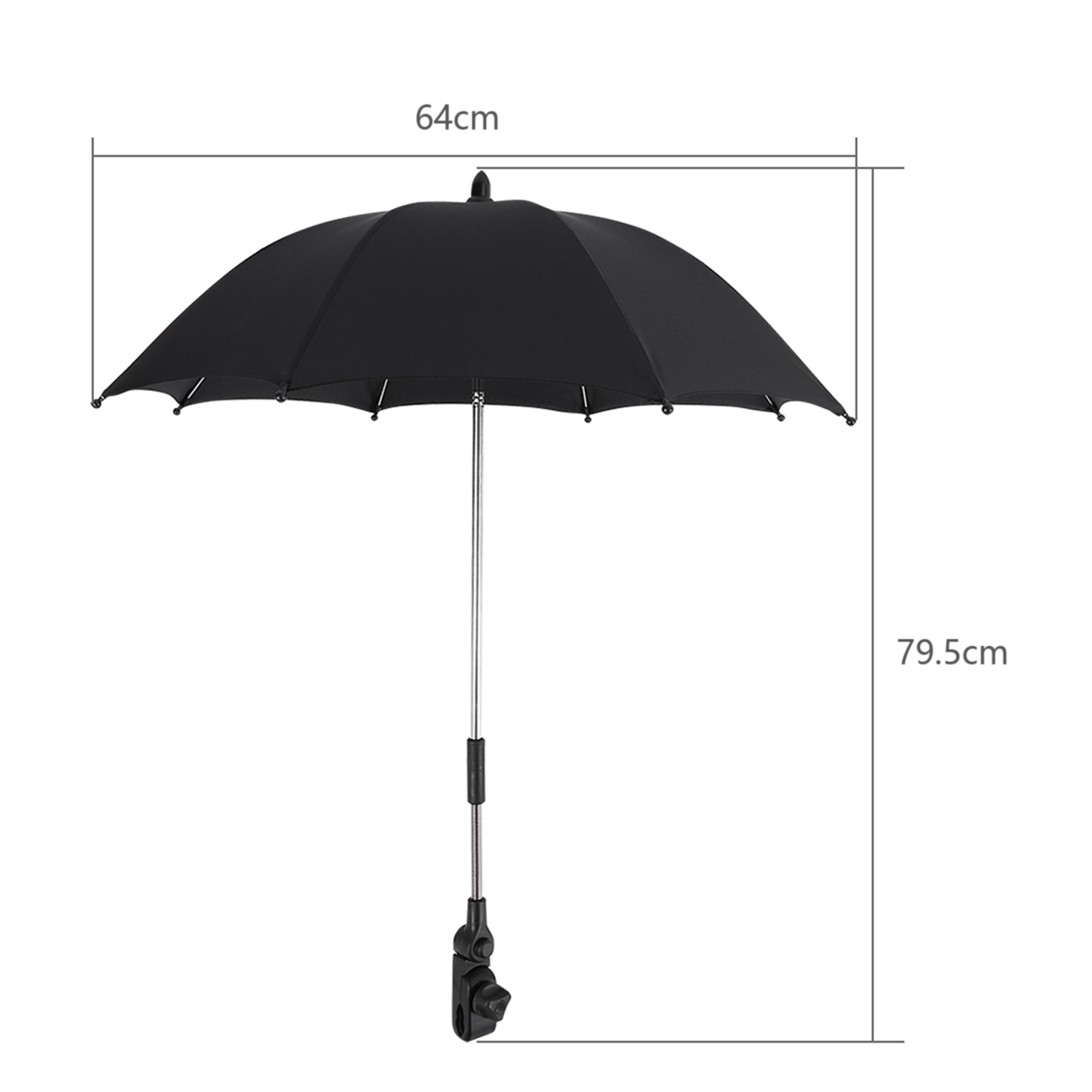 Umbrella Chair Umbrella Baby Wheelchair Pushchair Pram UV Rays Sun Rain