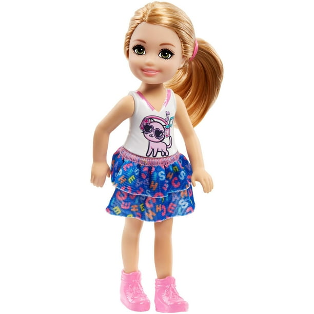 Barbie Club Chelsea Doll with Colorful Cat-Themed Outfit - Walmart.com