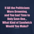 thumbnail image 3 of CafePress - Politicians Sandwich T Shirt - Men's Classic Graphic Cotton T-Shirt, 3 of 4