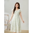 thumbnail image 3 of Doll neck shows thin floral dress, 3 of 5