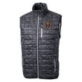 thumbnail image 2 of Men's-Cutter & Buck  Black Real Salt Lake Rainier PrimaLoft Eco Insulated Full-Zip Printed Puffer Vest, 2 of 3