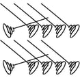 thumbnail image 4 of Miangastore 10Pcs Plant Rack Metal Plant Display Decorative Plant Stand Plant Holder for Home, 4 of 9