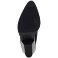 thumbnail image 4 of AQUA COLLEGE Womens Black Waterproof Nia Pointed Toe Block Heel Slip On Leather Heeled Mules Shoes 6.5 M, 4 of 4