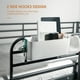 thumbnail image 4 of Organizador de estante de almacenamiento para colgar junto a la cama, cesta organizadora de cama con Tomshoo Verde, 4 of 7