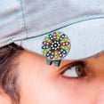 thumbnail image 2 of Marcador de pelota de golf de moda, clip extraíble, duradero y ligero para gorra de golf para mujer Flor, 2 of 9
