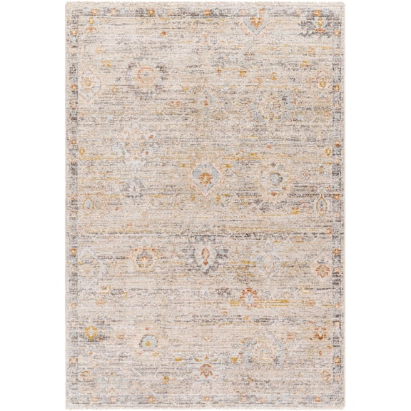 BoutiqueRugs Ayane Traditional Area Rug - Lambswool, Dark Beige, Driftwood - 9' x 13'1"